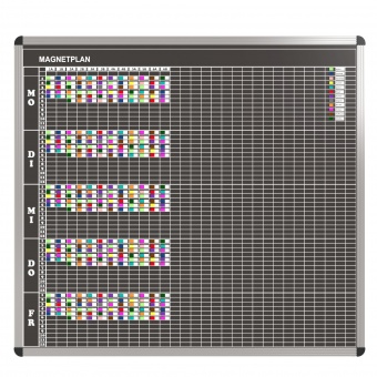 Klassen-Plantafel, 12 Stunden Mo-Fr, für 30 Klassen, 123x137 cm, Klassen-Plantafel, 12 Stunden Mo-Fr, für 30 Klassen, 123x137 cm,
